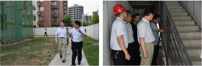 陳總工一行領導實地參觀天豐易建高層住宅樣板樓項目